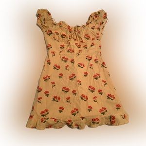 Urban outfitters mini cherry dress Medium